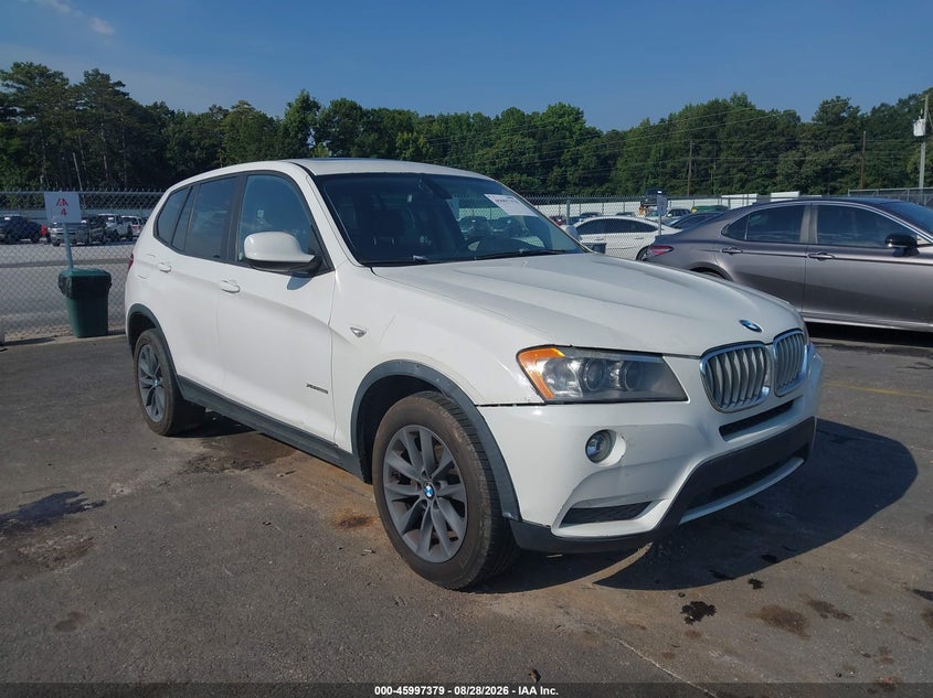 2011 BMW X3 VIN 5UXWX5C58BLK59068 IAAI salvage auction — FRONT & REAR, Salvage (Texas), sold $3,500 on 2026-09-05 (photo 1)