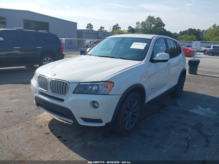 2011 BMW X3 VIN 5UXWX5C58BLK59068 IAAI salvage auction — FRONT & REAR, Salvage (Texas), sold $3,500 on 2026-09-05 (photo 2)