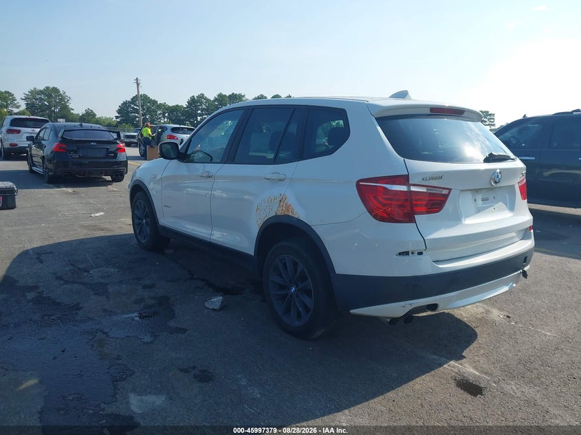 2011 BMW X3 VIN 5UXWX5C58BLK59068 IAAI salvage auction — FRONT & REAR, Salvage (Texas), sold $3,500 on 2026-09-05 (photo 3)