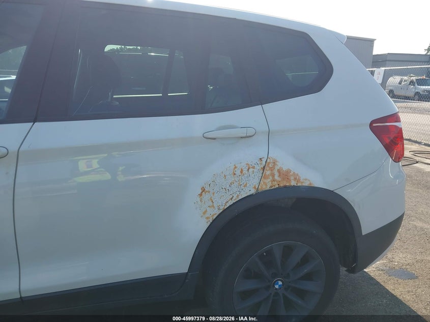 2011 BMW X3 VIN 5UXWX5C58BLK59068 IAAI salvage auction — FRONT & REAR, Salvage (Texas), sold $3,500 on 2026-09-05 (photo 6)