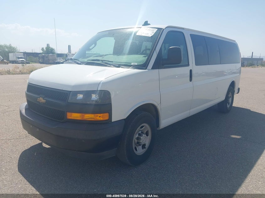 2019 Chevrolet Express 3500 VIN 1GAZGNFG1K1326299 IAAI salvage auction — NORMAL WEAR, Sf97 (Arizona), sold $14,350 on 2026-09-10 (photo 2)