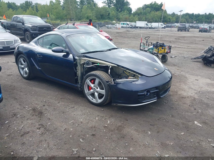 2006 Porsche Cayman VIN WP0AB29806U781591 — IAAI salvage auction photo