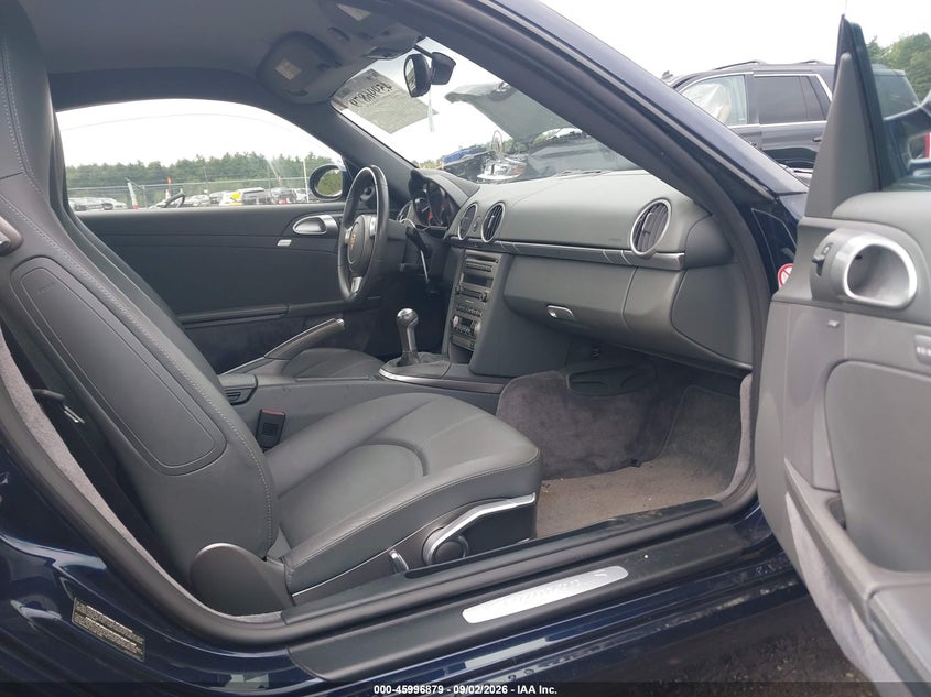 2006 Porsche Cayman VIN WP0AB29806U781591 IAAI salvage auction — RIGHT FRONT, Clear (Massachusetts), sold $11,450 on 2026-09-11 (photo 5)