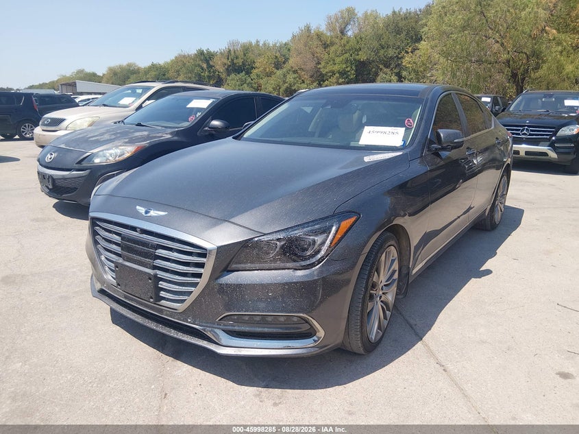 2018 Genesis G80 VIN KMHGN4JF2JU266314 IAAI salvage auction — NORMAL WEAR, Original (Texas), sold $1,750 on 2026-09-08 (photo 2)