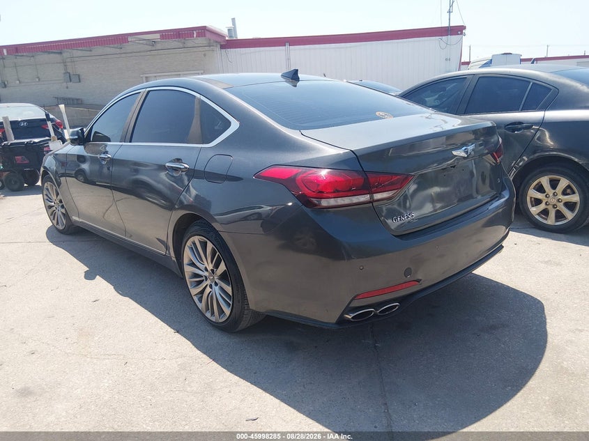 2018 Genesis G80 VIN KMHGN4JF2JU266314 IAAI salvage auction — NORMAL WEAR, Original (Texas), sold $1,750 on 2026-09-08 (photo 3)