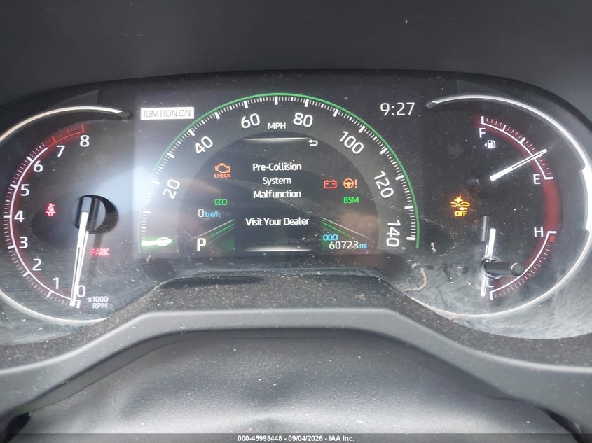 2019 Toyota Rav 4 VIN JTMY1RFV3KD010623 IAAI salvage auction — FRONT END, Salvage Title, sold $8,900 on 2026-09-26 (photo 7)