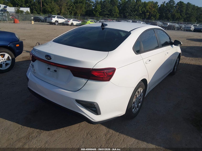 2021 Kia Forte VIN 3KPF24AD0ME275846 IAAI salvage auction — HAIL, Salvage Title, sold $2,800 on 2026-10-21 (photo 4)