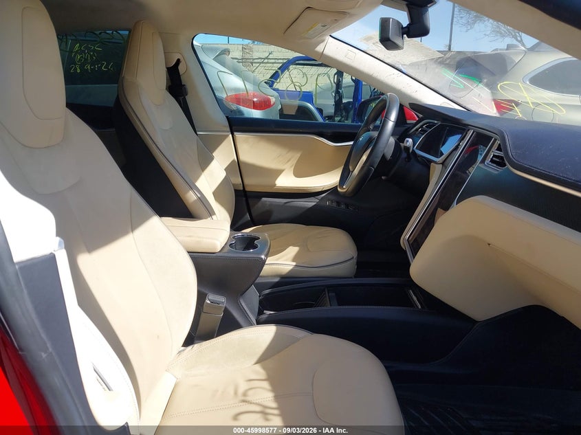 2013 Tesla Model s VIN 5YJSA1DP0DFP09635 IAAI salvage auction — LEFT REAR, Salvage Title, sold $3,050 on 2026-09-18 (photo 5)