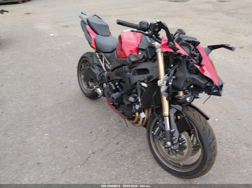 2024 Suzuki Gsx VIN JS1EK12B1R7100448 IAAI salvage auction — FRONT END, Salvage Title, sold $1,150 on 2026-10-09 (photo 1)