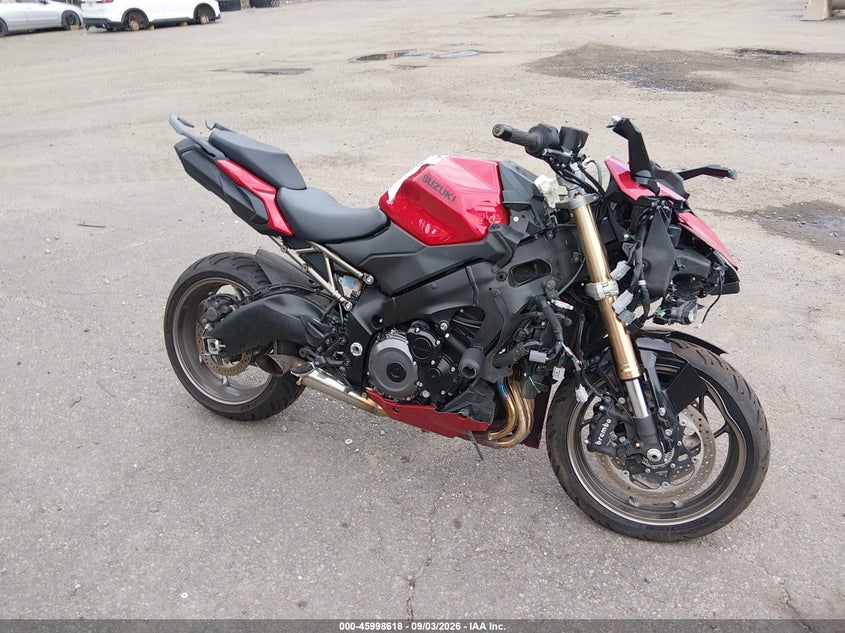 2024 Suzuki Gsx VIN JS1EK12B1R7100448 IAAI salvage auction — FRONT END, Salvage Title, sold $1,150 on 2026-10-09 (photo 8)