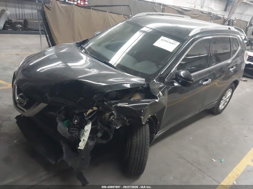 2014 Nissan Rogue VIN 5N1AT2MT9EC870505 IAAI salvage auction — FRONT END, Salvage Title, sold $475 on 2026-10-13 (photo 2)