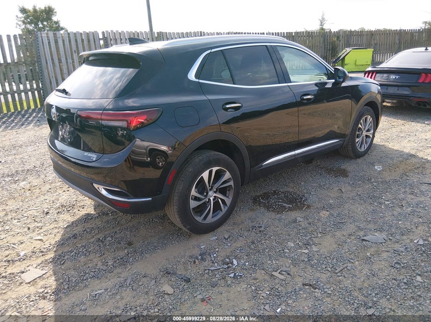 2022 Buick Envision VIN LRBFZNR40ND016880 IAAI salvage auction — NORMAL WEAR, Clear (Michigan), sold $16,500 on 2026-09-12 (photo 4)