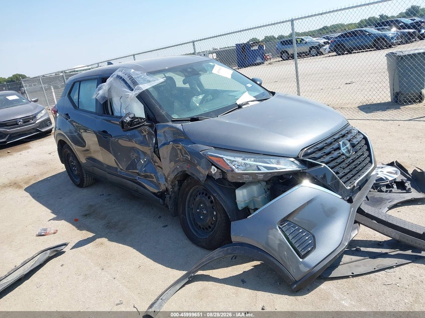 2021 Nissan Kicks VIN 3N1CP5BV1ML484559 IAAI salvage auction — FRONT END, Salvage Title, sold $750 on 2026-09-30 (photo 1)