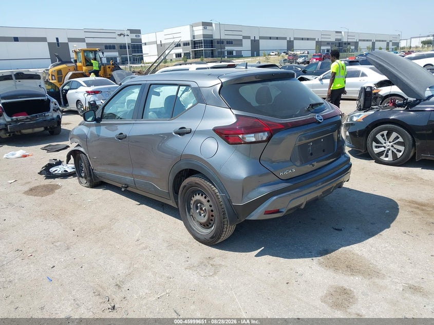 2021 Nissan Kicks VIN 3N1CP5BV1ML484559 IAAI salvage auction — FRONT END, Salvage Title, sold $750 on 2026-09-30 (photo 3)