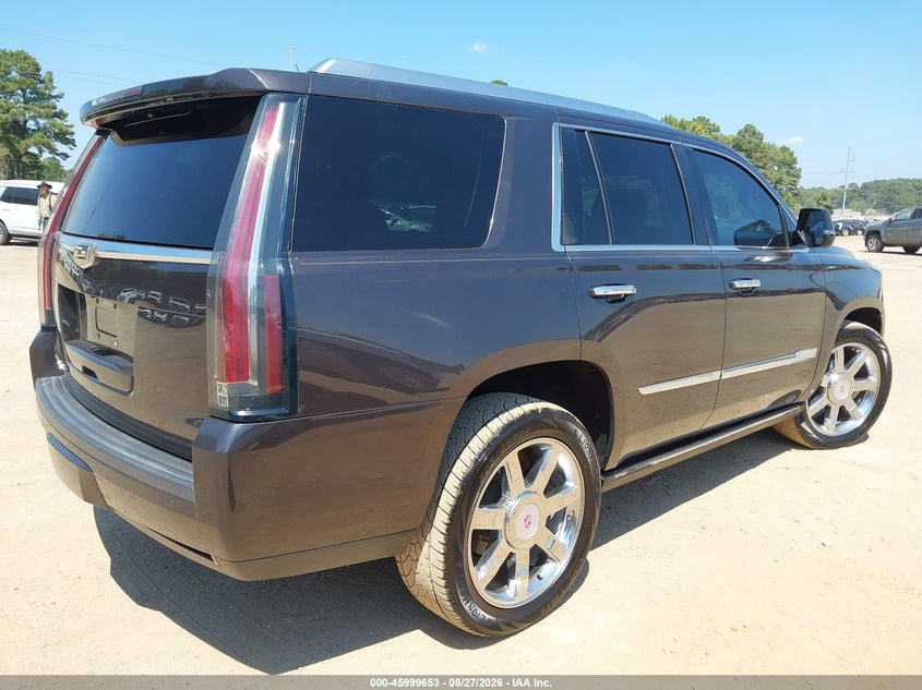 2015 Cadillac Escalade VIN 1GYS3NKJ8FR588697 IAAI salvage auction — FRONT END, Original (Texas), sold $5,975 on 2026-09-17 (photo 4)
