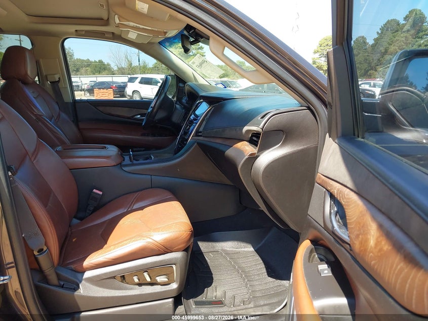 2015 Cadillac Escalade VIN 1GYS3NKJ8FR588697 IAAI salvage auction — FRONT END, Original (Texas), sold $5,975 on 2026-09-17 (photo 5)