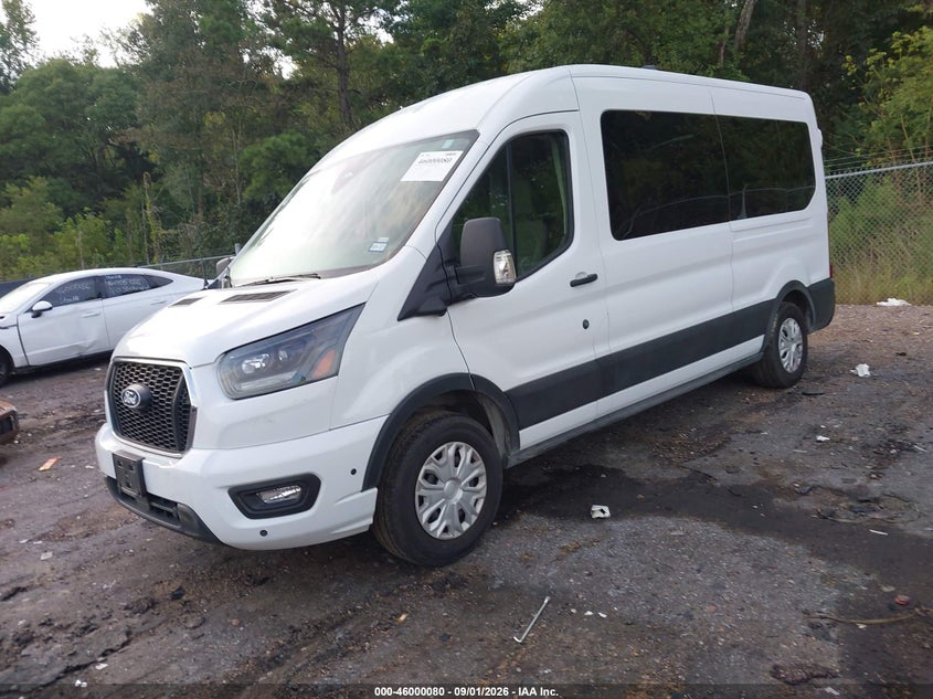 2026 Ford Transit-350 VIN 1FBAX2C82TKA06098 IAAI salvage auction — REAR END, Enterprise Vehicles Clear Only (Texas), sold $22,550 on 2026-09-09 (photo 2)