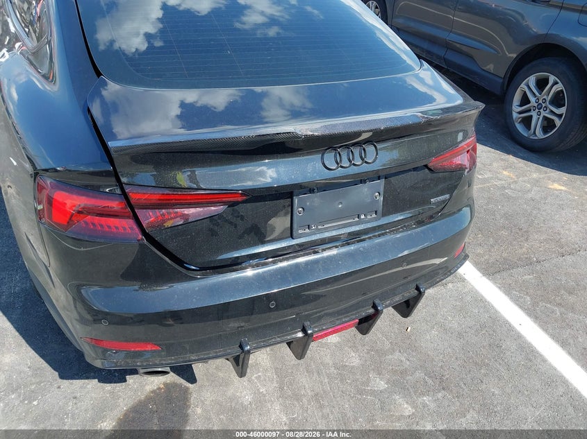 2018 Audi A5 VIN WAUENCF53JA133341 IAAI salvage auction — REAR END, Salvage Title, sold $12,650 on 2026-09-24 (photo 6)