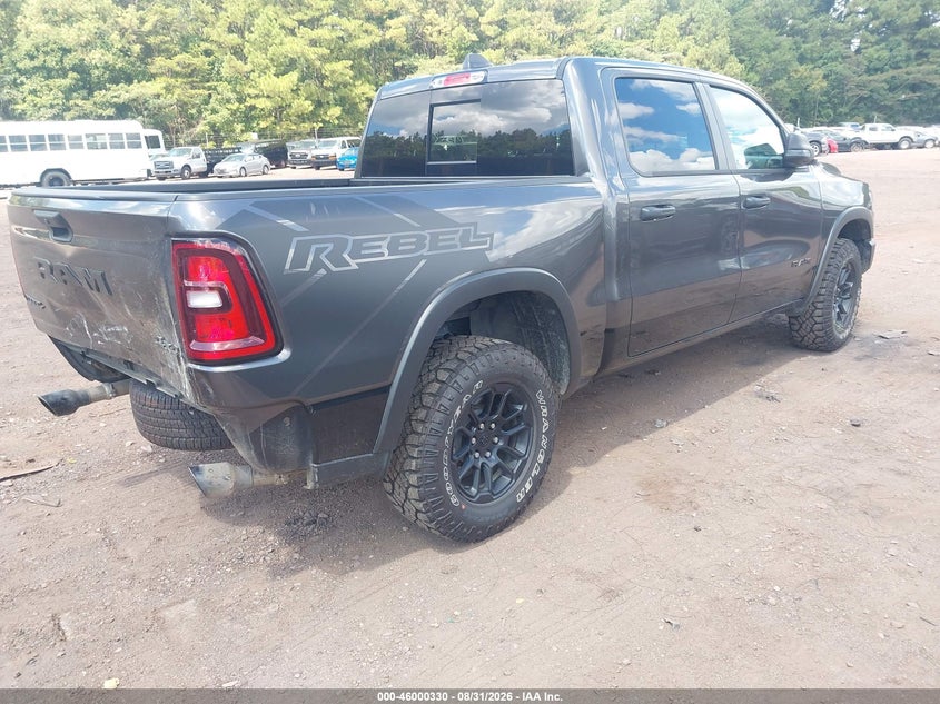 2026 Ram 1500 VIN 1C6SRFLP6TN263991 IAAI salvage auction — REAR END, Enterprise Vehicles Clear Only (Georgia), sold $7,900 on 2026-09-02 (photo 4)