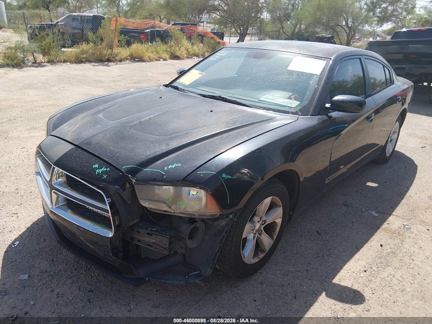 2013 Dodge Charger VIN 2C3CDXBG0DH622270 IAAI salvage auction — FRONT END, Wait Title, sold $1,200 on 2026-09-29 (photo 2)
