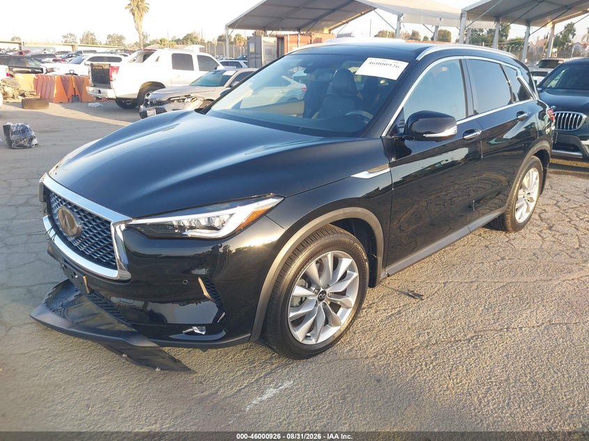 2020 Infiniti Qx50 VIN 3PCAJ5M18LF113136 IAAI salvage auction — RIGHT FRONT, Salvage (California), sold $5,575 on 2026-09-15 (photo 2)