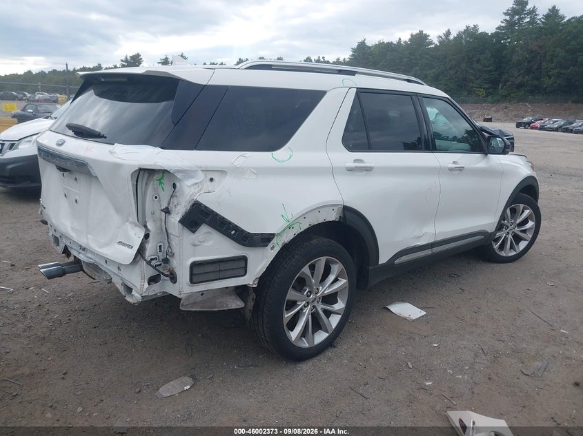 2021 Ford Explorer VIN 1FM5K8HC8MGA00544 IAAI salvage auction — REAR END, Salvage (Massachusetts), sold $8,000 on 2026-10-09 (photo 4)