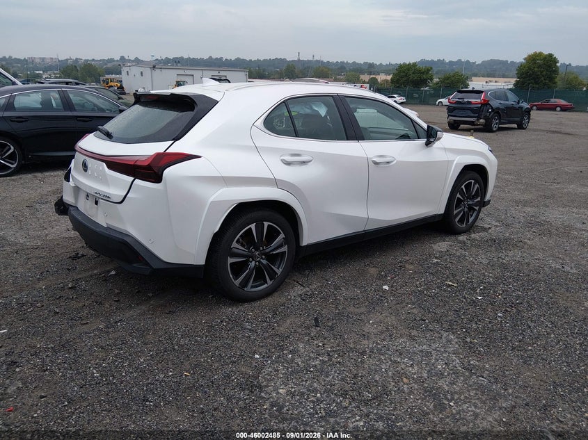 2025 Lexus Ux VIN JTHUCJDH1S2014476 IAAI salvage auction — REAR END, Salvage Title, sold $17,000 on 2026-10-08 (photo 4)