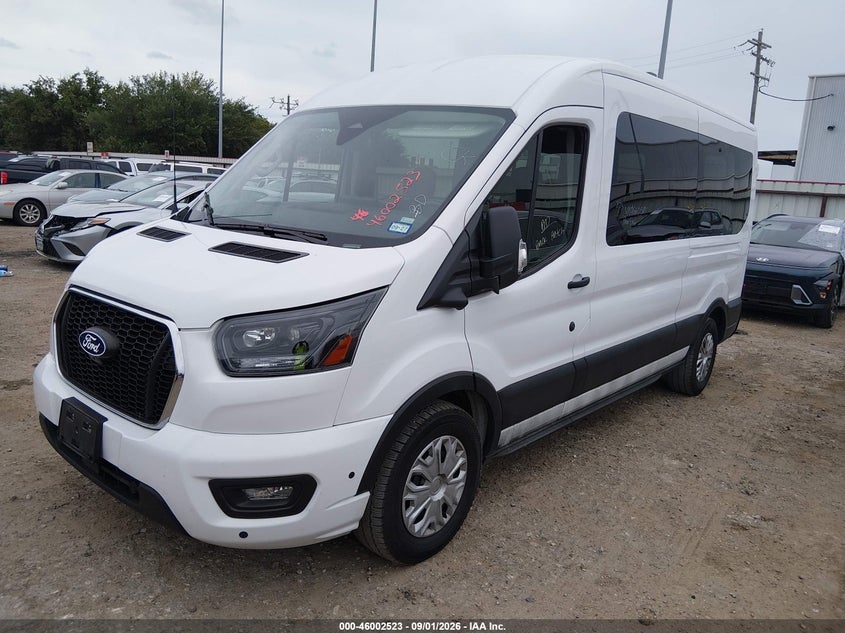 2026 Ford Transit-350 VIN 1FBAX2C80TKA05113 IAAI salvage auction — REAR END, Enterprise Vehicles Clear Only (Texas), sold $37,100 on 2026-09-03 (photo 2)