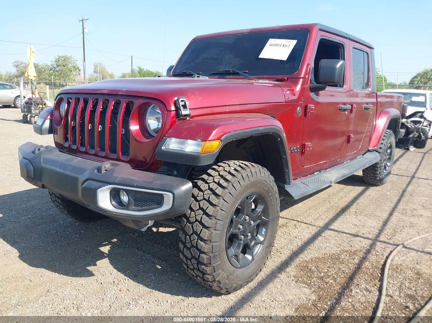 2023 Jeep Gladiator VIN 1C6HJTAG1PL538753 IAAI salvage auction — FRONT END, Wait Title, sold $10,200 on 2026-09-22 (photo 2)
