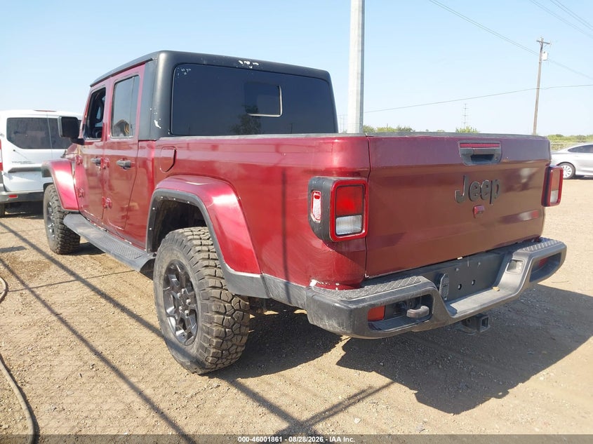 2023 Jeep Gladiator VIN 1C6HJTAG1PL538753 IAAI salvage auction — FRONT END, Wait Title, sold $10,200 on 2026-09-22 (photo 3)