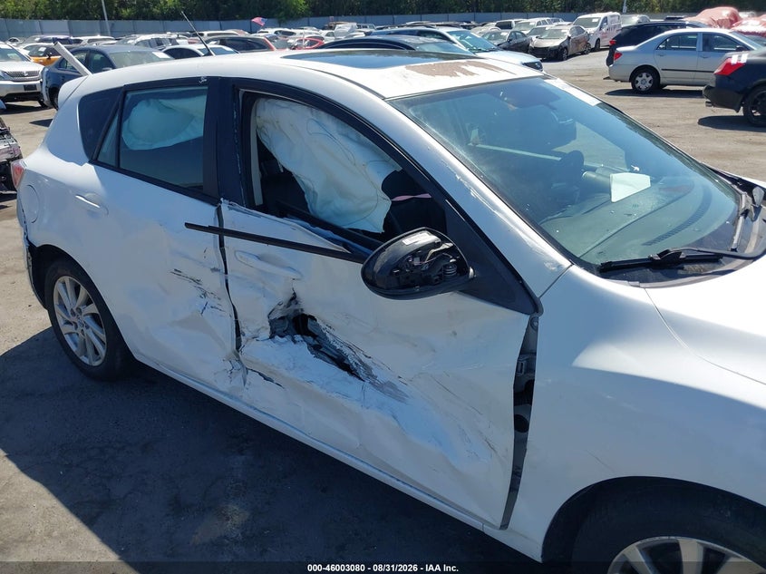 2012 Mazda 3 VIN JM1BL1M84C1550290 IAAI salvage auction — RIGHT SIDE, Salvage (California), sold $675 on 2026-09-11 (photo 6)