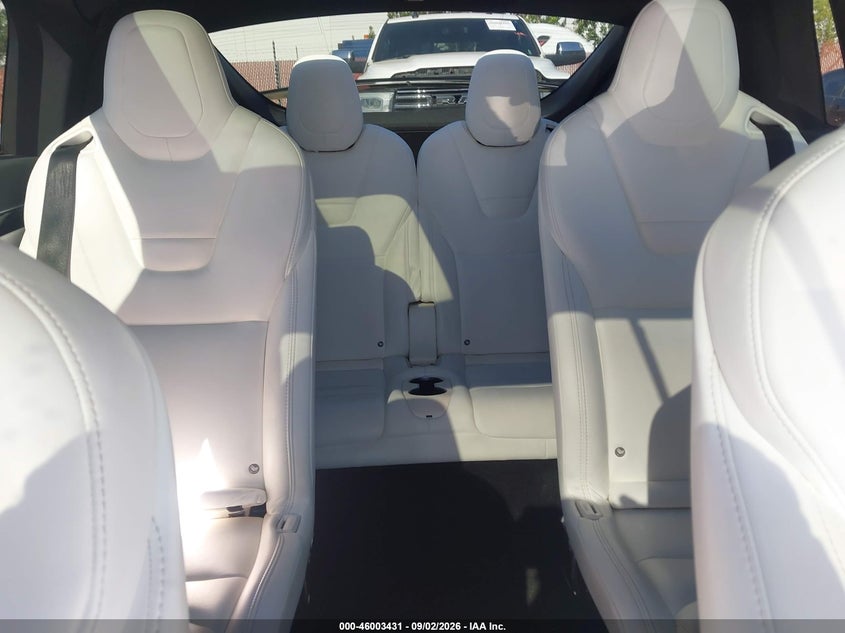 2016 Tesla Model x VIN 5YJXCBE24GF016421 IAAI salvage auction — REAR END, Salvage Title, sold $5,100 on 2026-10-10 (photo 8)