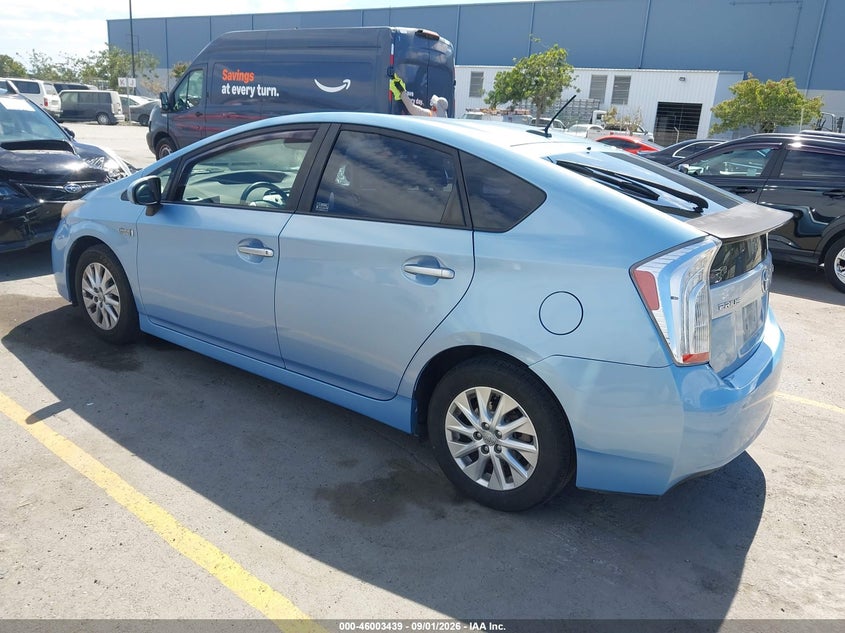 2014 Toyota Prius VIN JTDKN3DP7E3063010 IAAI salvage auction — RIGHT FRONT, Wait Title, sold $4,950 on 2026-10-06 (photo 3)