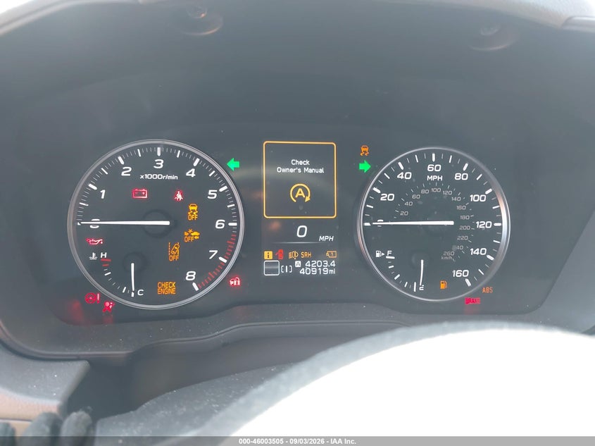 2024 Subaru Crosstrek VIN JF2GUADC5R8898477 IAAI salvage auction — NORMAL WEAR, Original (Texas), sold $16,750 on 2026-09-16 (photo 7)