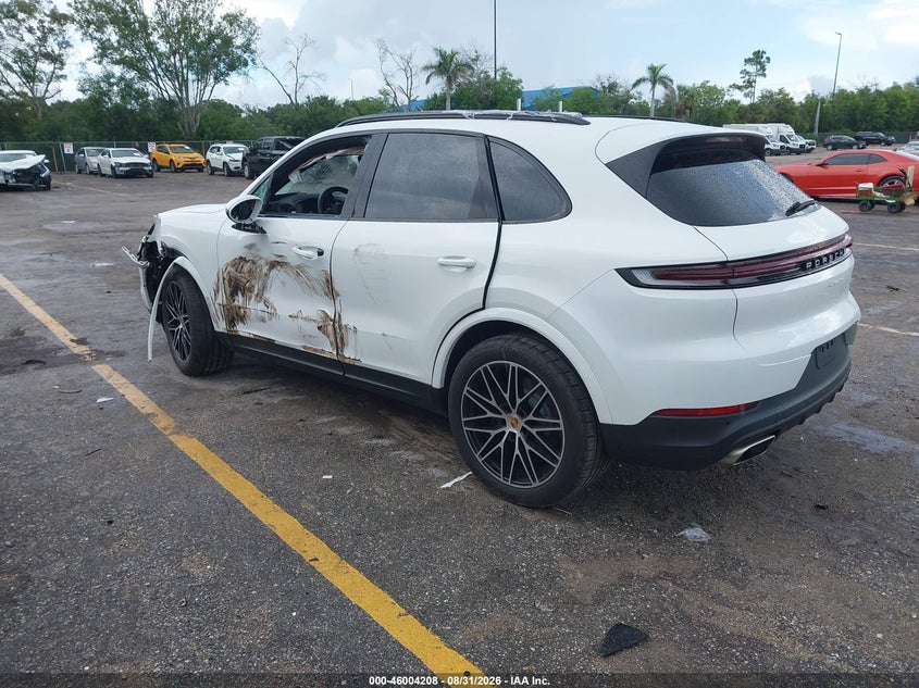 2024 Porsche Cayenne VIN WP1AA2AY8RDA03640 IAAI salvage auction — LEFT SIDE, Wait Title, sold $34,950 on 2026-09-28 (photo 3)