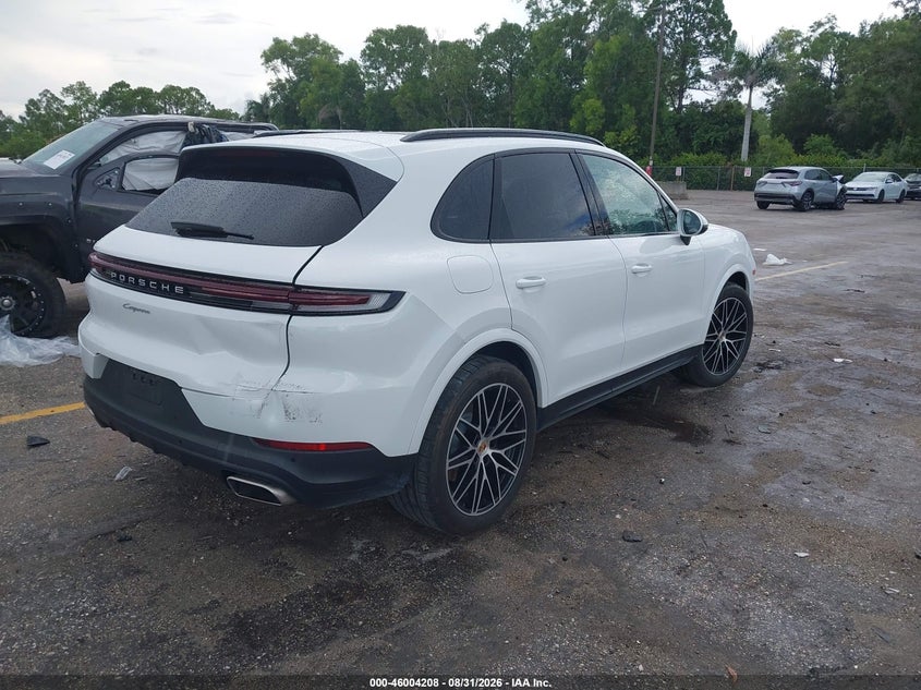 2024 Porsche Cayenne VIN WP1AA2AY8RDA03640 IAAI salvage auction — LEFT SIDE, Wait Title, sold $34,950 on 2026-09-28 (photo 4)