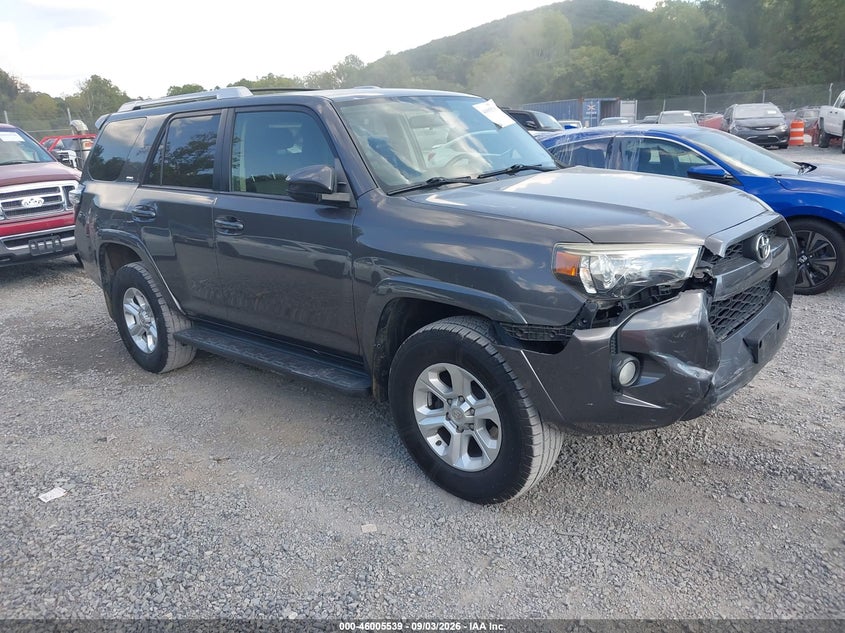 2015 Toyota 4runner VIN JTEBU5JR8F5244008 IAAI salvage auction — FRONT END, Salvage Title, sold $200 on 2026-10-09 (photo 1)
