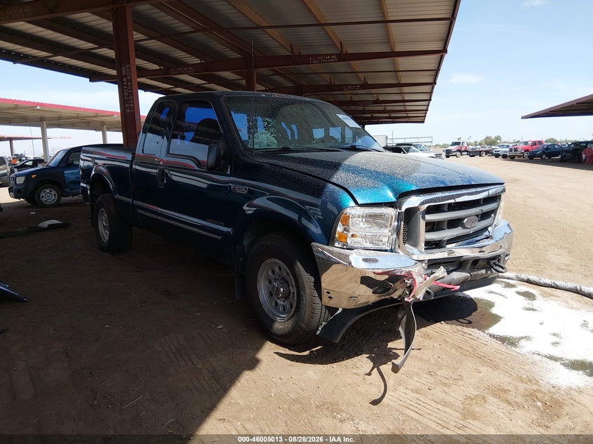 2000 Ford F-250 VIN 3FTNX20F4YMA46070 IAAI salvage auction — FRONT END, Salvage (Arizona), sold $1,750 on 2026-09-22 (photo 1)