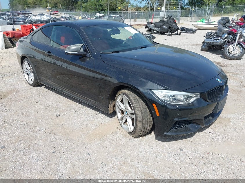 2015 BMW 4er VIN WBA3R5C55FK189584 IAAI salvage auction — UNDERCARRIAGE, Salvage Title, sold $7,800 on 2026-10-03 (photo 1)