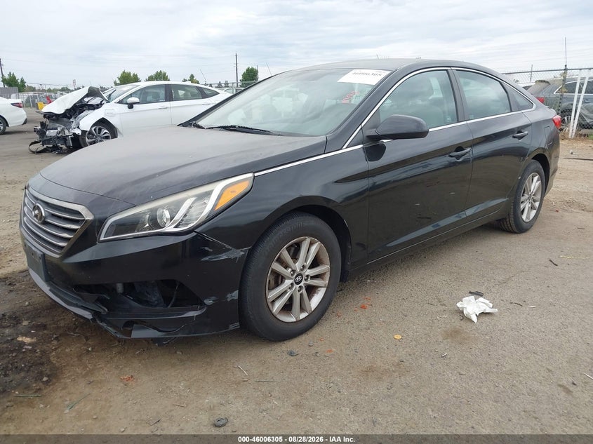2016 Hyundai Sonata VIN 5NPE24AF5GH272700 IAAI salvage auction — NORMAL WEAR, Clear - Dealer Only (California), sold $1,550 on 2026-09-05 (photo 2)