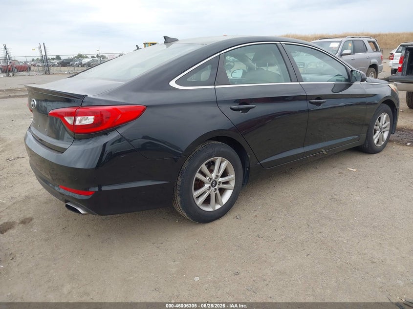 2016 Hyundai Sonata VIN 5NPE24AF5GH272700 IAAI salvage auction — NORMAL WEAR, Clear - Dealer Only (California), sold $1,550 on 2026-09-05 (photo 4)