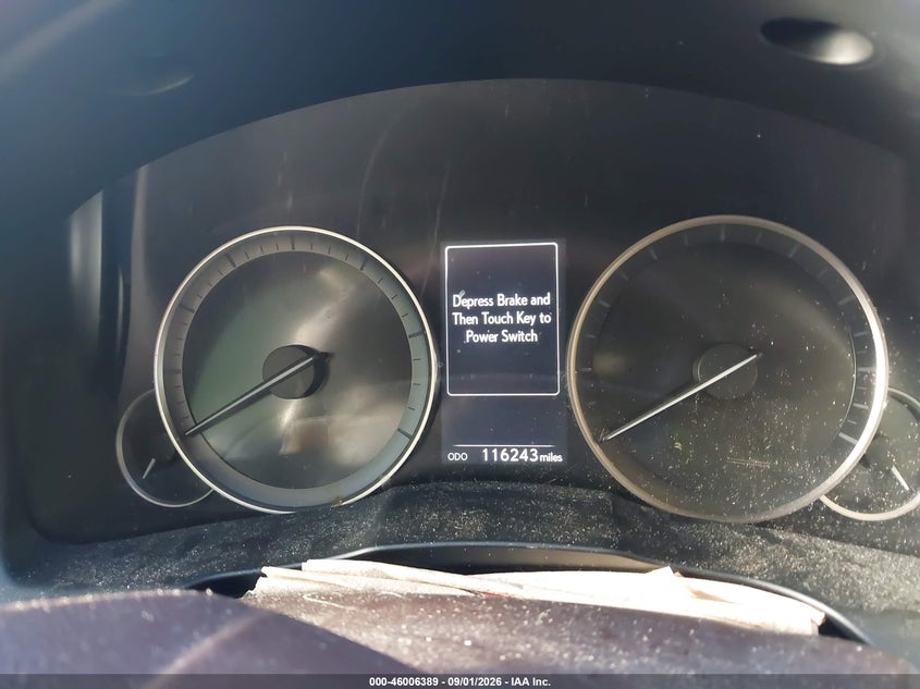 2016 Lexus ES VIN JTHBW1GG9G2120554 IAAI salvage auction — REAR END, Salvage Title, sold $7,400 on 2026-09-28 (photo 7)