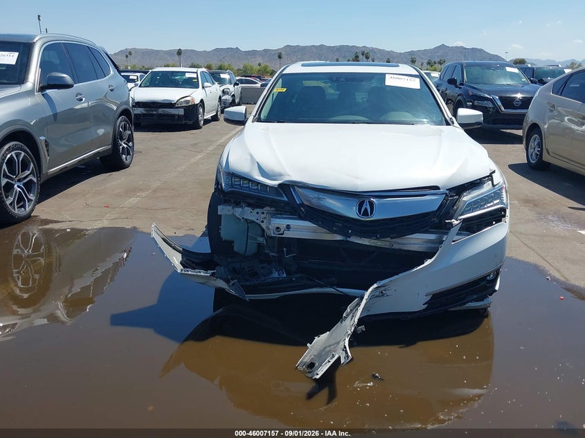 2017 Acura Tlx VIN 19UUB2F75HA006301 IAAI salvage auction — FRONT END, Salvage (Arizona), sold $4,175 on 2026-09-16 (photo 6)