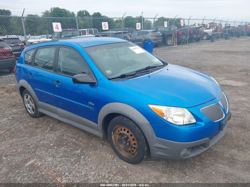 2007 Pontiac Vibe VIN 5Y2SL65857Z413975 IAAI salvage auction — NORMAL WEAR, Clear (New York), sold $675 on 2026-09-04 (photo 1)