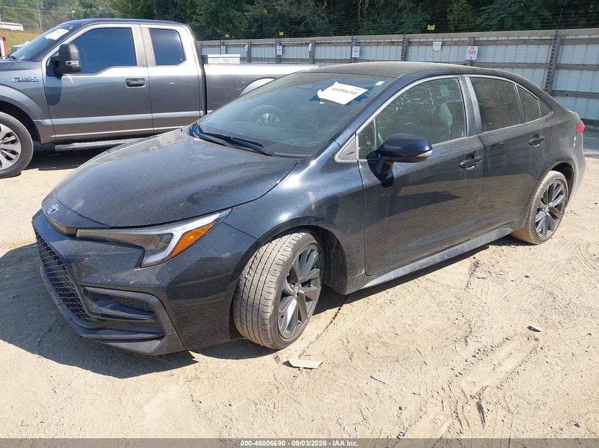 2024 Toyota Corolla VIN 5YFS4MCEXRP216582 IAAI salvage auction — RIGHT FRONT, Wait Title, sold $7,750 on 2026-10-21 (photo 2)