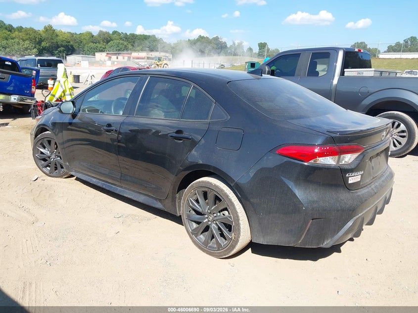 2024 Toyota Corolla VIN 5YFS4MCEXRP216582 IAAI salvage auction — RIGHT FRONT, Wait Title, sold $7,750 on 2026-10-21 (photo 3)