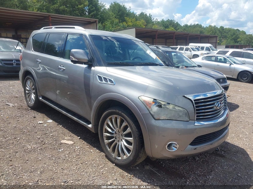 2012 Infiniti Qx56 VIN JN8AZ2NE7C9015349 IAAI salvage auction — NORMAL WEAR, Clear (Alabama), sold $650 on 2026-09-19 (photo 1)