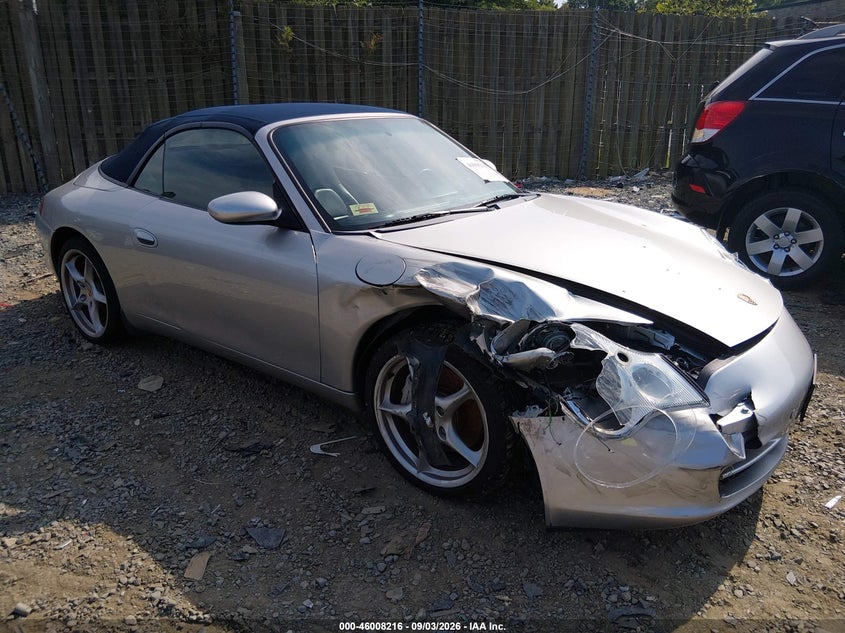 2002 Porsche 911 VIN WP0CA29922S650396 — IAAI salvage auction photo