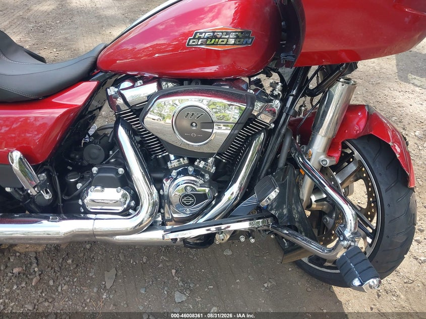 2025 Harley-davidson Road glide VIN 1HD1KH713SB630757 IAAI salvage auction — FRONT END, Wait Title, sold $9,500 on 2026-10-06 (photo 8)