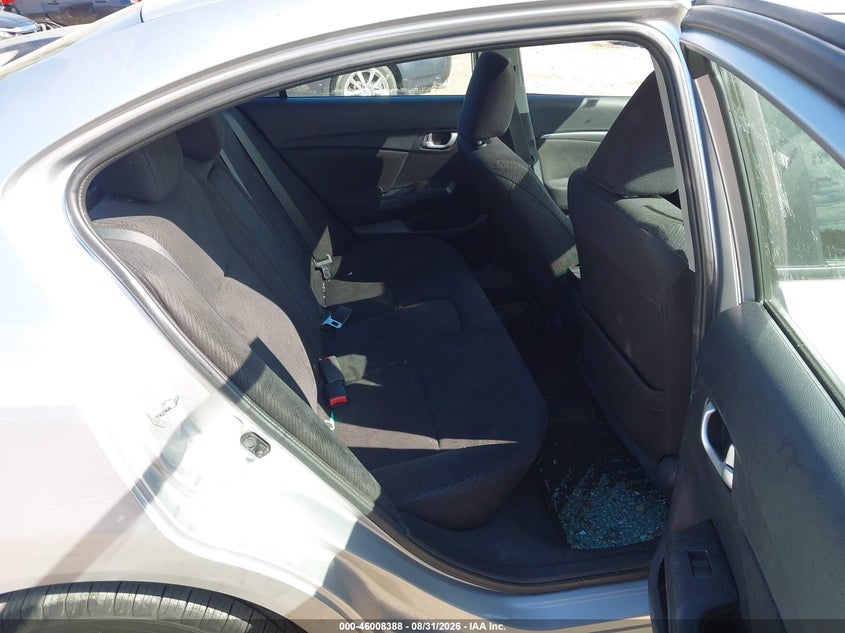 2013 Honda Civic VIN 19XFB2F8XDE208820 IAAI salvage auction — SIDE, Wait Title, sold $675 on 2026-10-03 (photo 8)